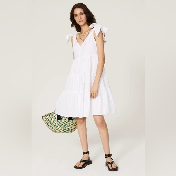 Peter Som Dresses & Skirts - Peter Som 
White Tiered Dress size 10